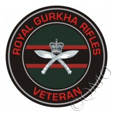Royal Gurkha Rifles Veterans Sticker